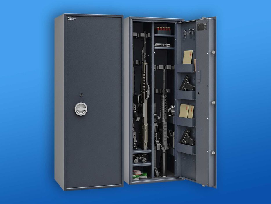 Szafa na broń S1 Siegen Max Kombi 580 Zamek KL łącznie na 12 szt broni