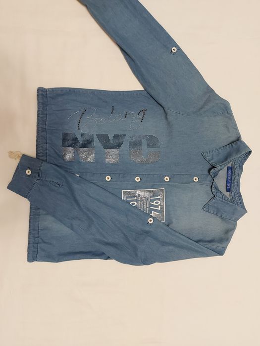 Джинсова рубашка жіноча розмір S-M