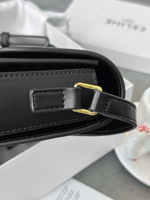 PREMIUM ‼️ Celine Triomphe , жіноча сумочка , шкіряна сумочка чорна