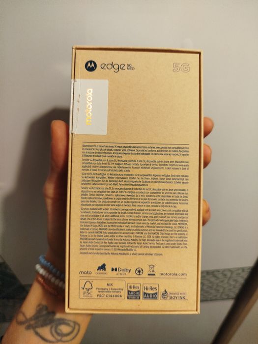 Motorola Edge 50 NEO na gwarancji