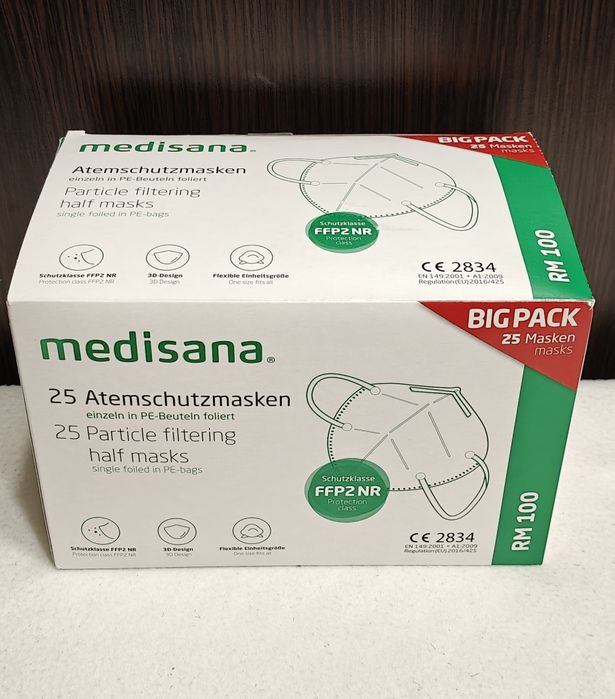 Maska przeciwpyłowa Medisana FFP2 25szt RM 100