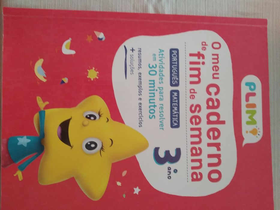 Plim - livro de fichas 3° ano português e matemática