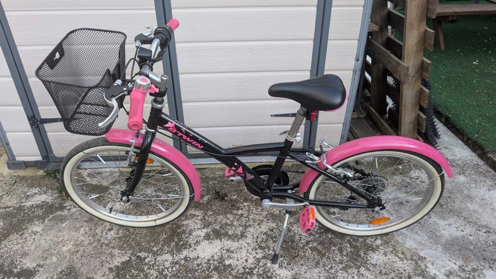 Bicicleta B-Twin Original 500 (Roda 20") + Cesto