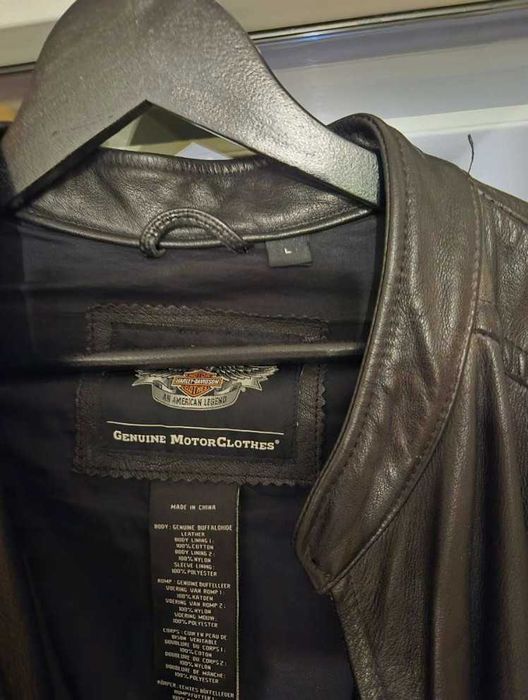 Harley Davidson, kurtka Skórzana z protectorami