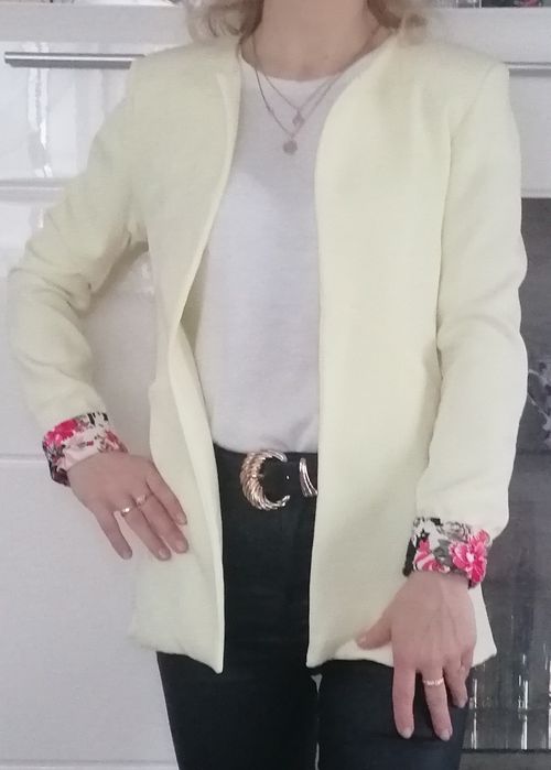 Marynarka żółta, rozmiar S (36)