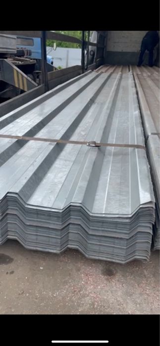 Профнастил покрівельний ПК-44 0,6 мм оцинковний некондиція б/у