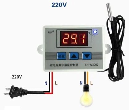 Терморегулятор на інкубатор 220в