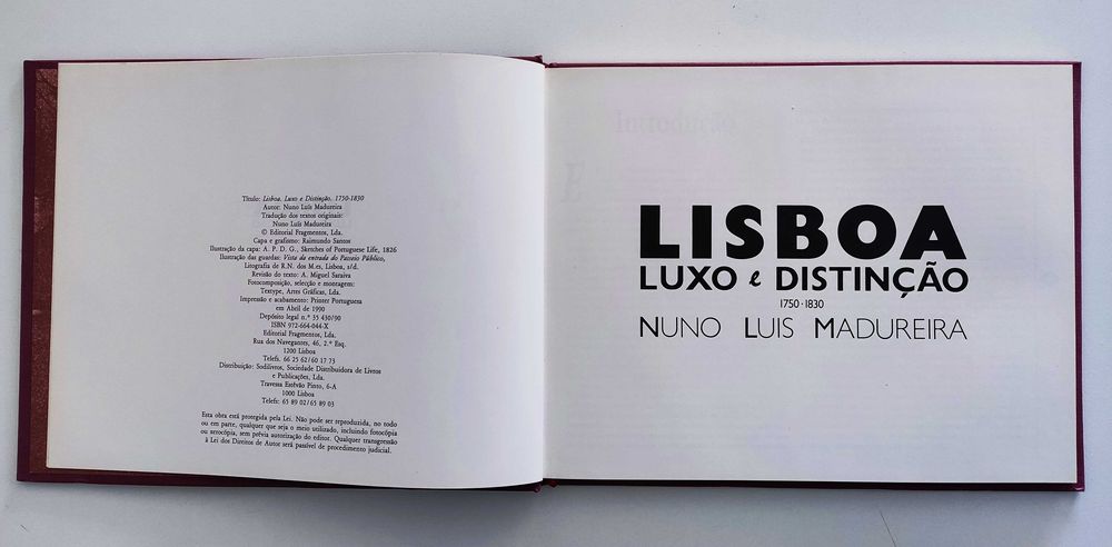 Lisboa, Luxo e Distinção (1750 / 1830) | Nuno Luís Madureira