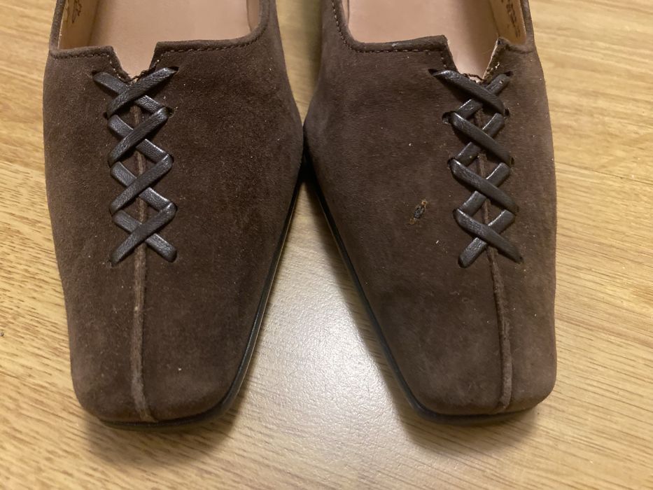 Zamszowe buty damskie Gsbor 4,5