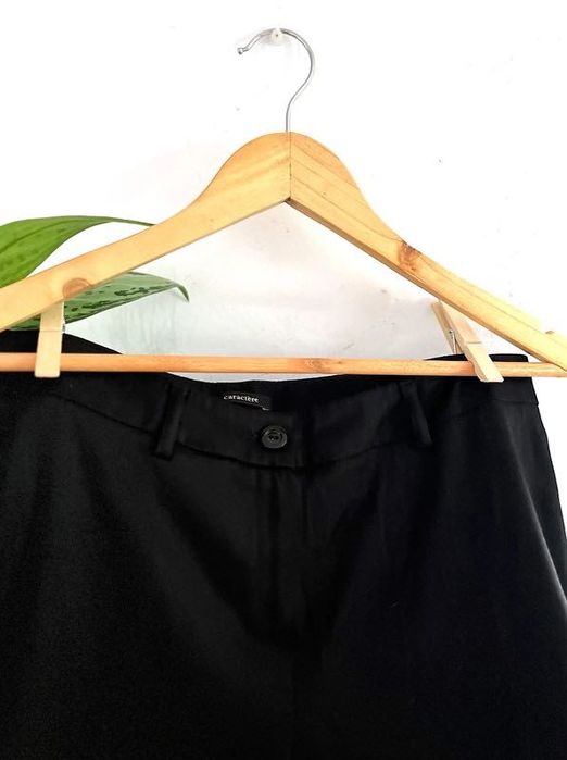 Calças clássicas de fato feminino Caractère Tamanho 42 (E)  Pretas