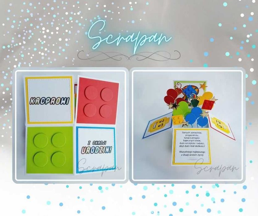 Kartka urodzinowa, roczek dla dziecka, chłopca, ręcznie robiona