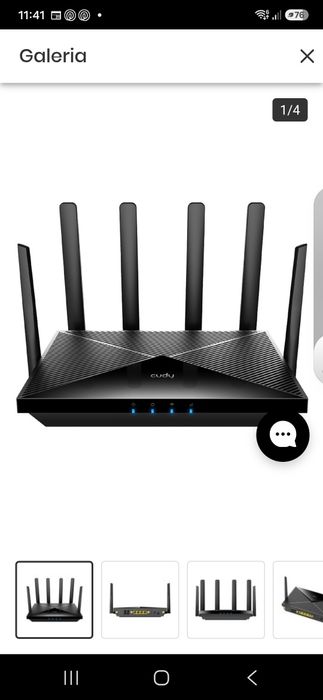 Router CUDY P5 5G 2.4 / 5 GHz (DualBand), Wi-Fi Mesh, Gniazdo SIM