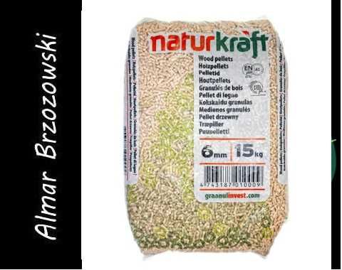 Pellet Naturkraft 6 mm ENplus A1- DINplus  1720zł/990kg/Zelów