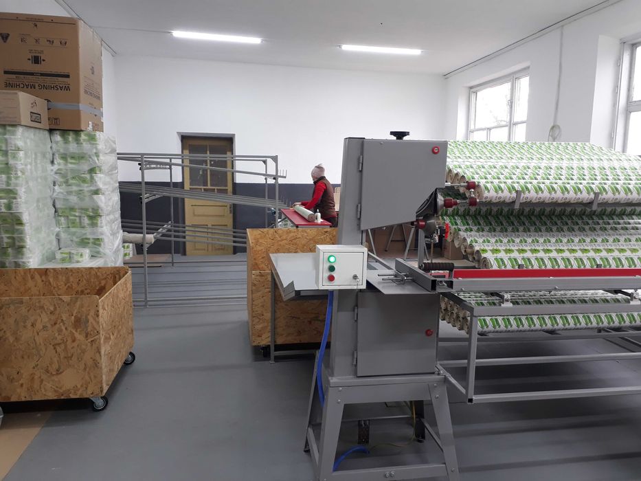 Завод для переработки макулатуры и производства туалетной бумаги