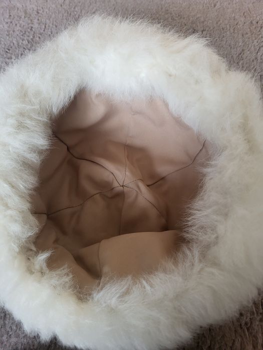 Futrzana czapka bardzo miękka