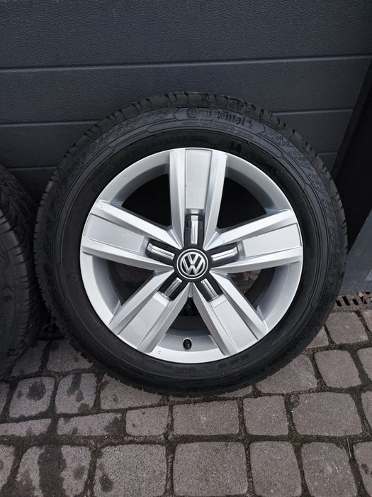 Koła alu 5x120 17" VW T5 J7 ET55 Continental