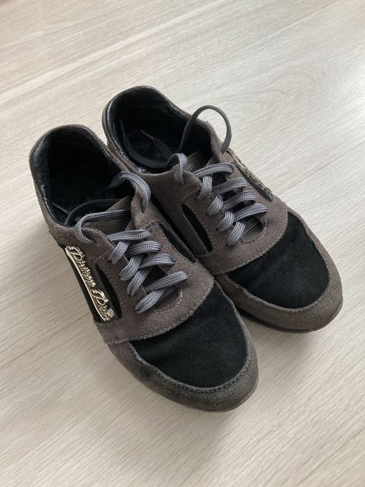 Жіночі кросівки замшеві, всередині натуральна шкіра Philipp Plein