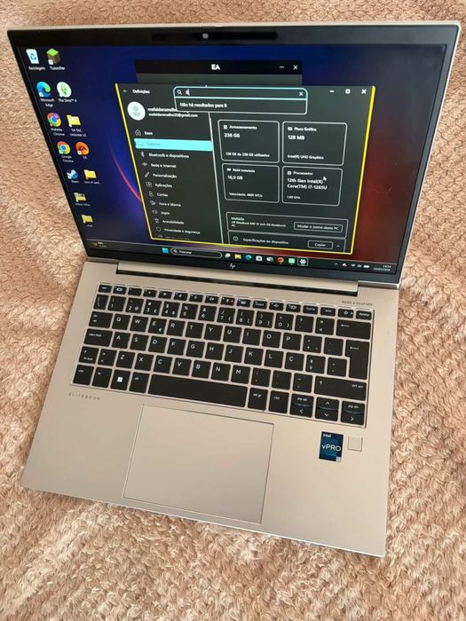 HP EliteBook 840 G9 | i7-1265U | 16GB RAM | Thunderbolt 4 | Wi-Fi 6 | Como Novo