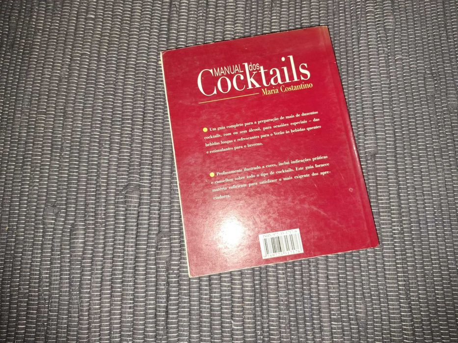 LIVRO Manual dos Cocktails – Maria Costantino