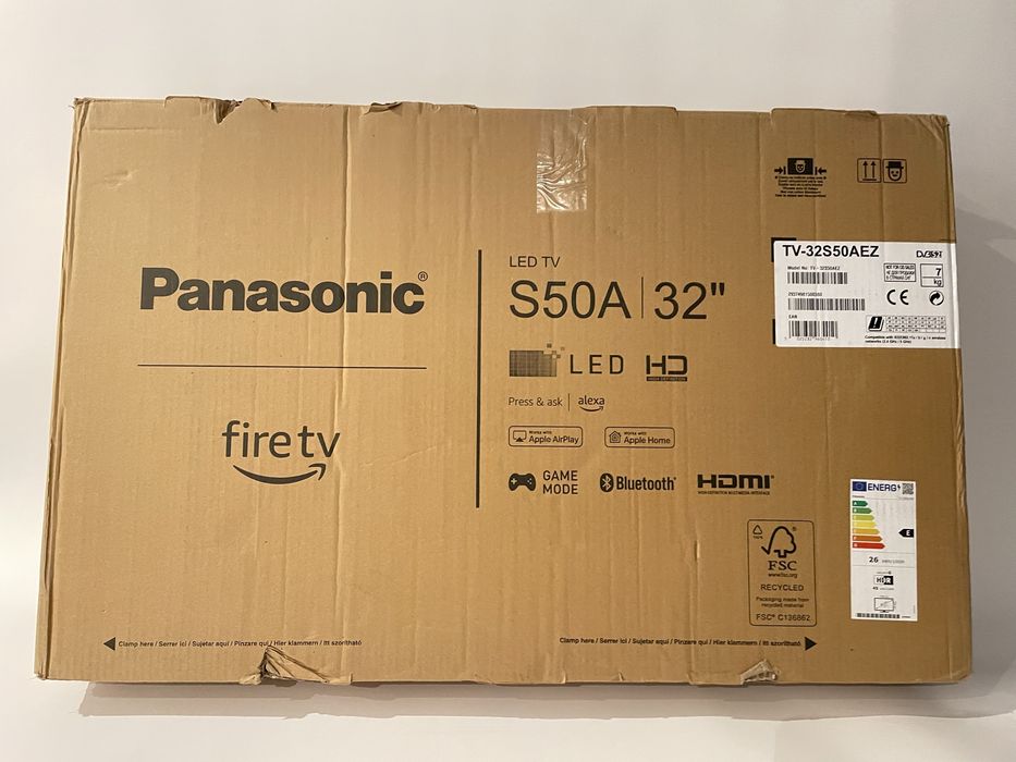 Telewizor Smart TV Panasonic 32 cale TV-32S50AEZ Box