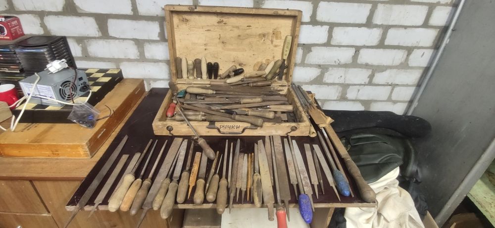 Напильники. Ручки к напильникам. Надфиль