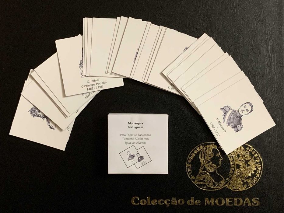 Conjunto Figuras Monarquia Portuguesa - 50x50 mm - Versão 1