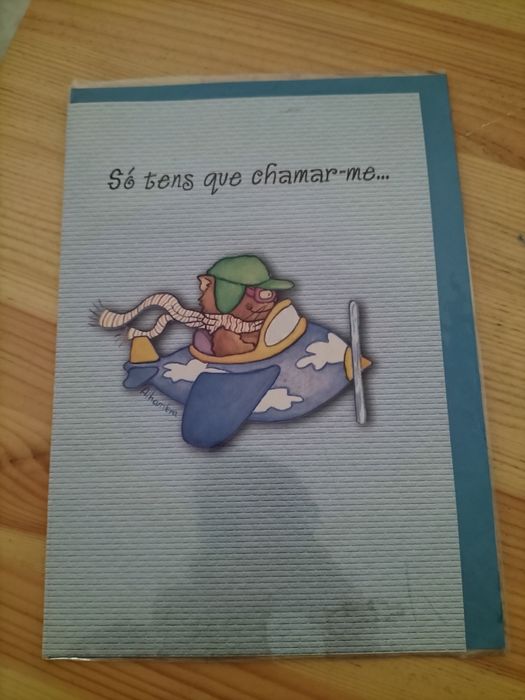 3 postais felicitações, etc. Novos