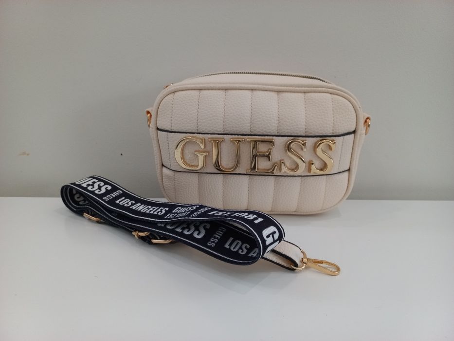 Nowa torebka listonoszka Bezowa Guess
