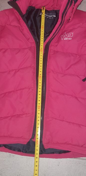Windy peak ciepła kurtka na zimno i wiatr dziewczęca czerwona