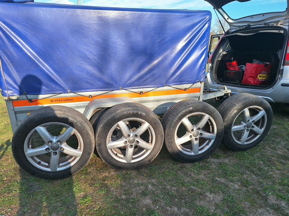 Alufelgi koła 5x112  opona Continental 205/55/16