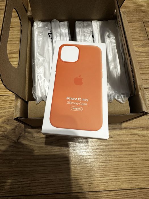 Etui oryginalne Apple iPhone 12 mini pomarańczowy kumquat apple