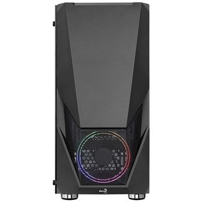 Caixa de Computador Aerocool Zauron Vidro Temperado USB 3.1 RGB Preta