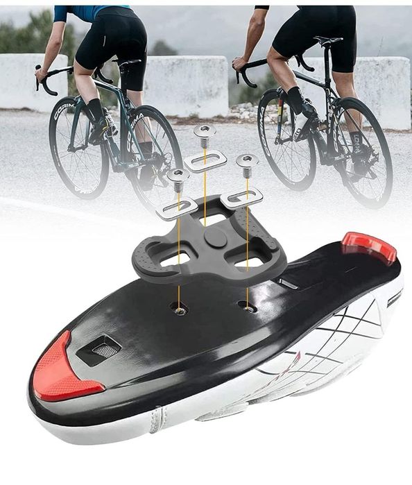 Велосипедні шипи TacoBey Grip, сумісні з педалями Look KEO, сірі 4,5°