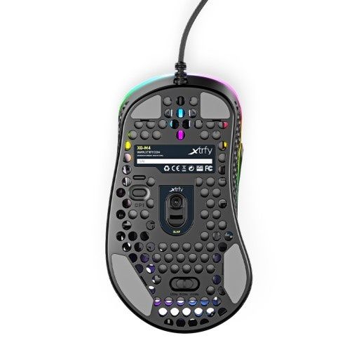 Mysz gamingowa Xtrfy M4 RGB czarna
