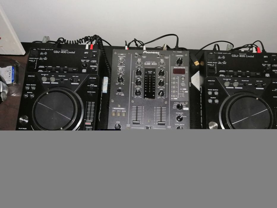 Pioneer cdj 400 ltd + djm 400 + case