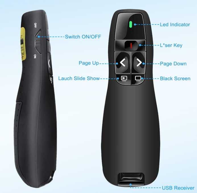 Apontador Presenter Passa Slides Power Point PPT WIFI