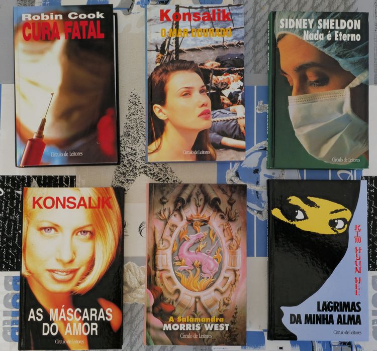 Livros variados do Círculo de Leitores