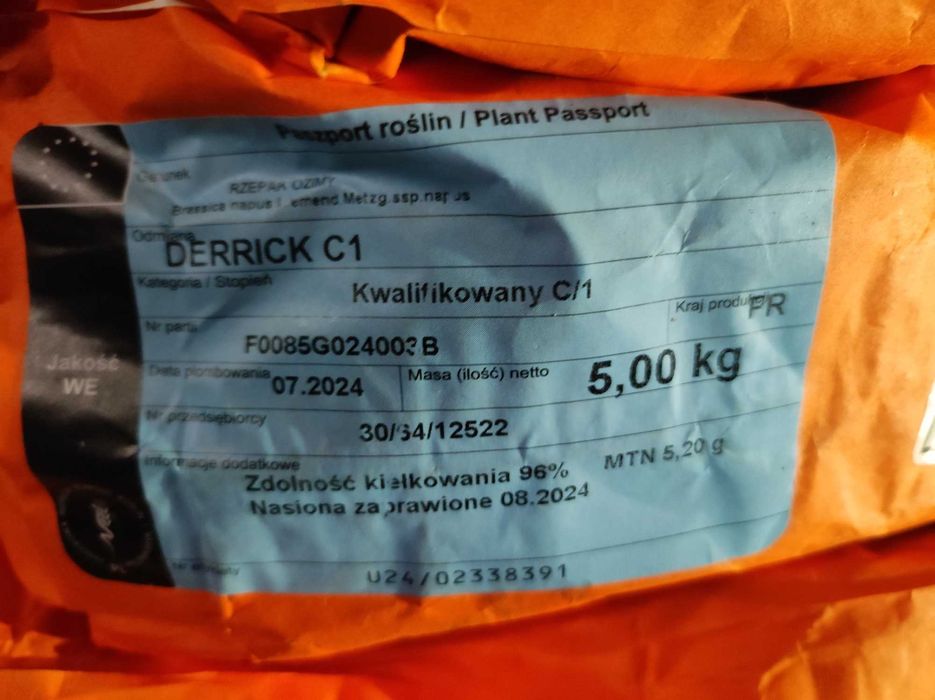 KWS rzepak Derrick MH200Q1098 Integral PRO
