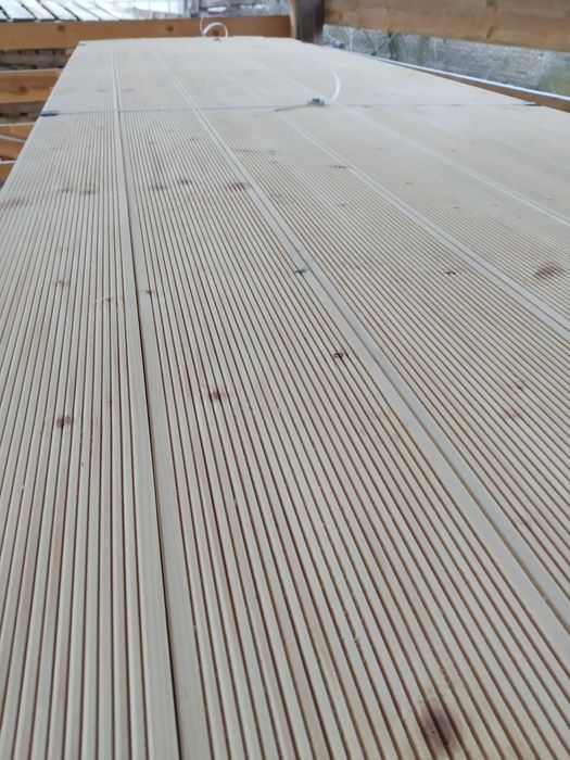 Deska Tarasowa modrzew, ryflowana