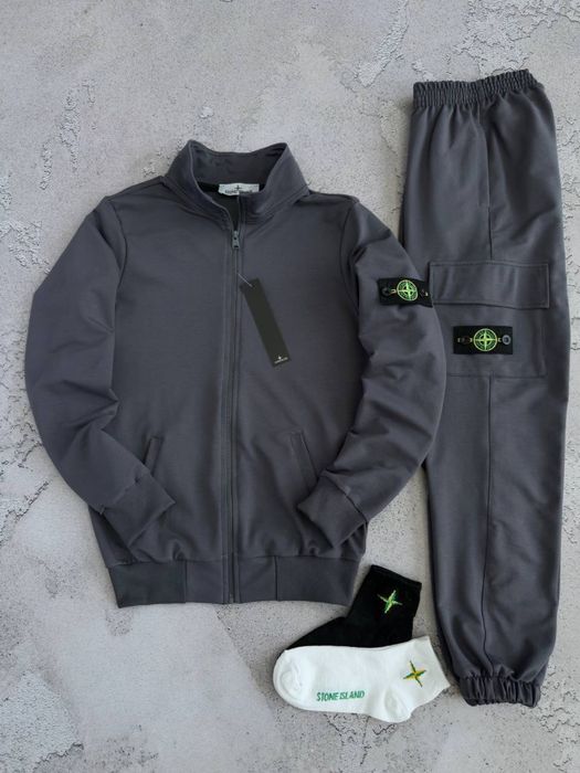 Костюм Stone Island  кофта штани  2 пари шкарпеток у подарунок!