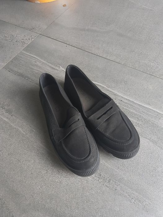 Buty damskie zamszowe