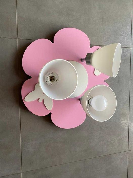 Lampa kwiat, motyle - 1 sztuka