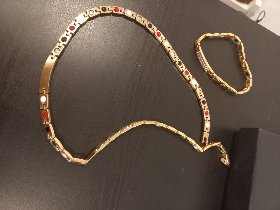 Colar e Pulseira Power Ionics