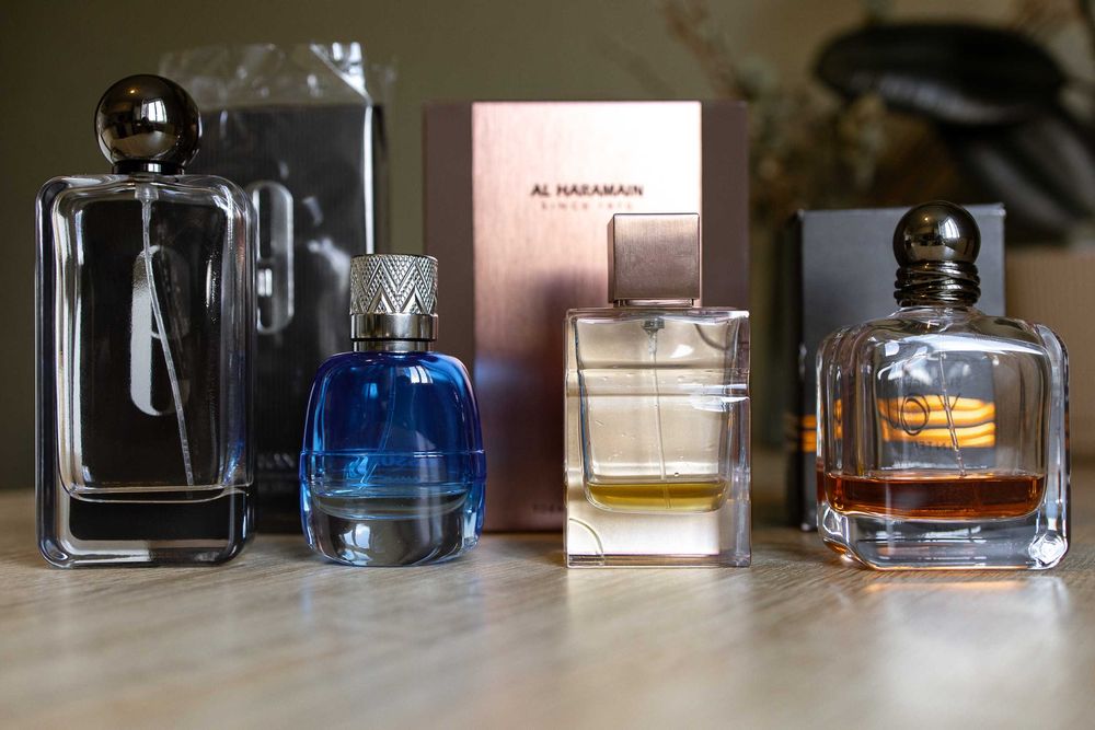 Залишки парфумів у флаконах