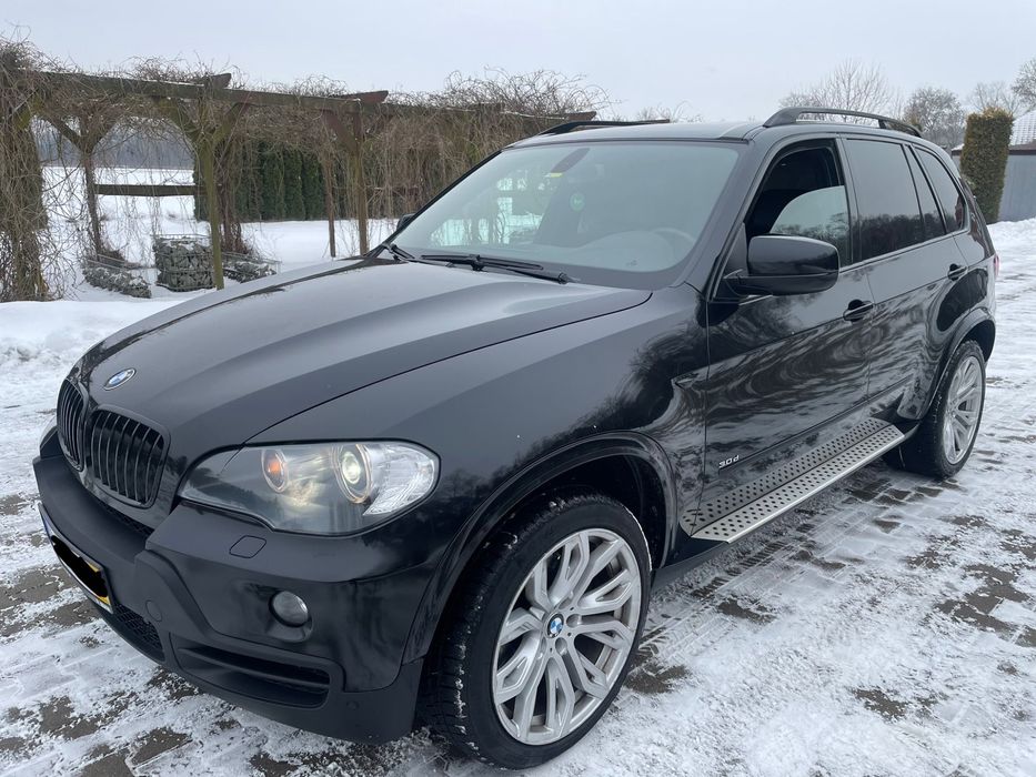 BMW X5 235 koni M pakiet Logic 7  panorama czarny sufit webasto 7 miejsc