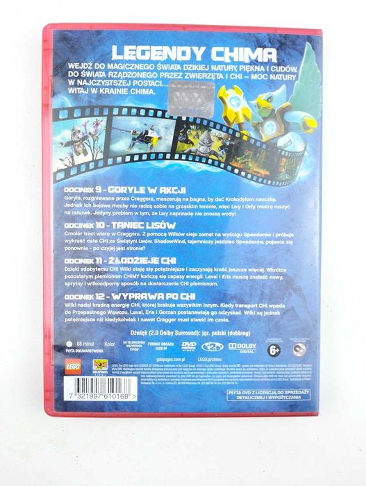 Lego Chima odcinki 9-12 DVD