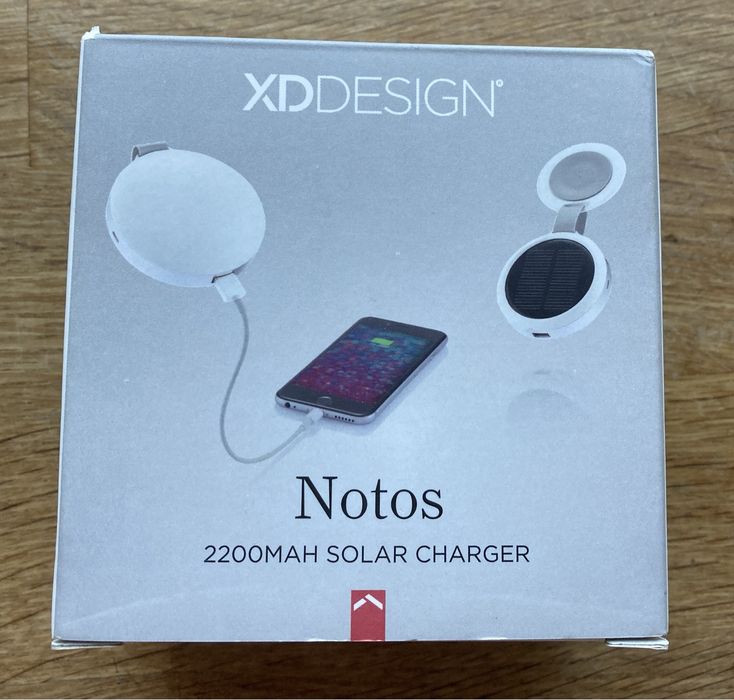 Ładowarka słoneczna Notos, power bank 2200 mAh