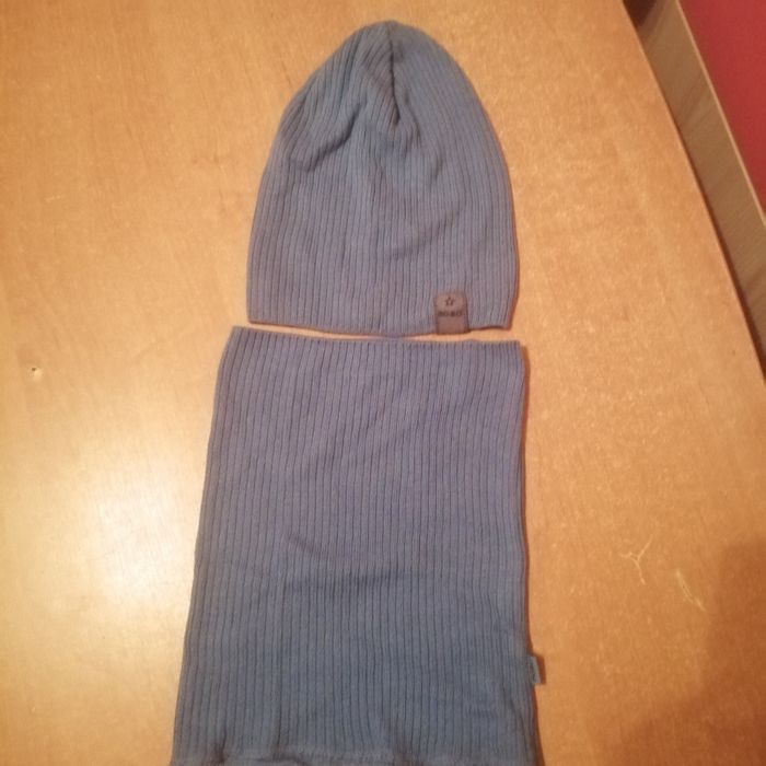 Czapka +komin dla chłopca