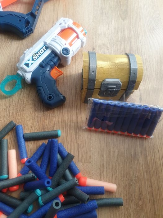 Zestaw 3x pistolet na strzałki x shot