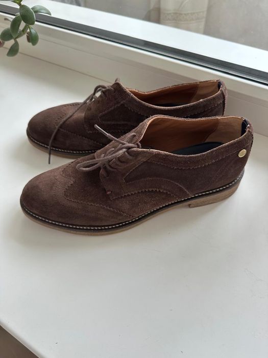 Черевики туфлі лофери Tommy Hilfiger як НОВІ натуральна шкіра/замш